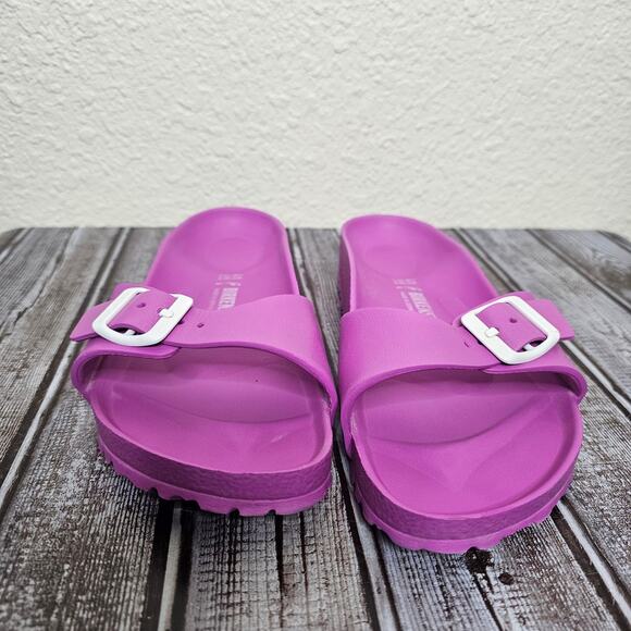 Birkenstock Madrid eva slides rubber purple women's size 41 narrow sandals - Picture 4 of 7